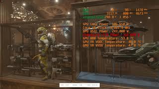 3Dmark Time Spy Extreme Vega 56 Bios 165 W Power limit +50% Power Test