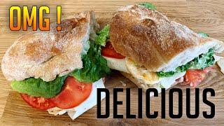 How To Make a Grilled Ham & Cheese Sandwich Deluxe - Sandwich Recipe  Sandwich Ideas  Must Watch