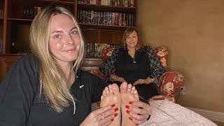 Real Person ASMR Foot Massage  Pampering my MOM