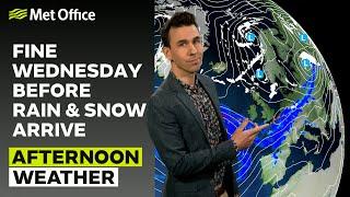 070224 – Fairly settled cold reaching south – Afternoon Weather Forecast UK – Met Office Weather