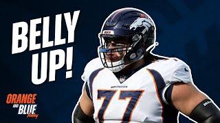 How STRONG is the interior O-Line for the Broncos?  Orange and Blue Today podcast broncos news
