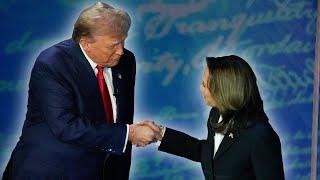 OFF THE RAILS Kamala Harris Gets Under Donald Trumps Skin and he LOSES it. Says Migrants eat dogs