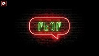 How To Make Neon Intro  Neon Text Animation In Kinemaster - Tutorial