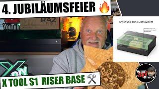 X Tool S1 Riser Base Review 4.Jubiläumsrabatt nutzen – Mehr Höhe weniger Preis