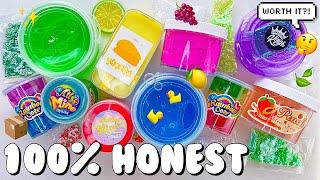Amazon Slime Review  New clear slimes & more Rating them out of 5 stars ⭐️