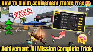 Achivement All Mission Trick  Achivement Emote Kaise milega  FF New Achivement Mission Complete