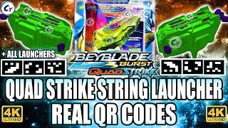 QR QUAD STRIKE STRING LAUNCHER QR CODE ALL LAUNCHERS QR CODES BEYBLADE BURST APP QR CODES