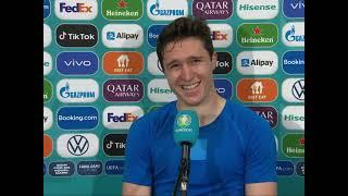 English Interview with Federico Chiesa after Italys win over Austria at Euro 2020