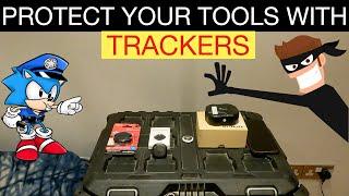 TOOL THEFT PREVENTION using trackers like apple airtag galaxy smart tag milwaukee tick and winnes.