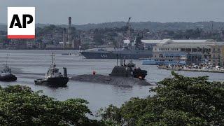 Russian fleet including nuclear submarine leave Cuba