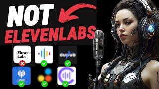 Top 5 Realistic Ai Voice Generator Better than ElevenLabs  Best ElevenLabs Alternatives