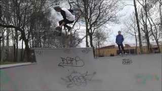 Skateboarding - Two tricks with Dennie in Ede