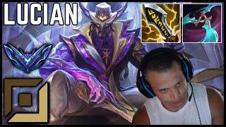  Tyler1 HARDSTUCK IN DIAMOND  Lucian ADC Full Gameplay  Season 14 ᴴᴰ