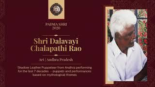 President Kovind presents Padma Shri to Shri Dalavayi Chalapathi Rao for Art