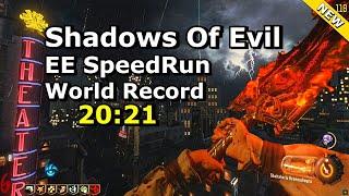 Shadows Of Evil Easter Egg Speedrun World Record Solo 2021 new strats 4k