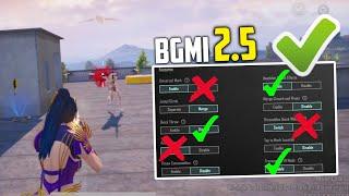 BGMI 2.5 New Setting & Sensitivity to Improve Headshots and Accuracy   PUBG MOBILE