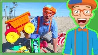 Blippi Videos for Kids  Playing with Sand Toys and More  30 Mins