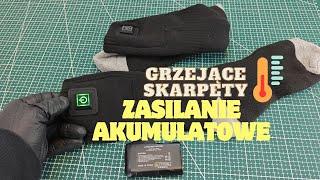 Grzejące skarpety- zasilanie akumulatorowe