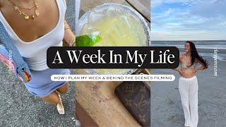 A WEEK IN MY LIFE How I Plan My Week Behind The Scenes of Filming & Productivity Tips