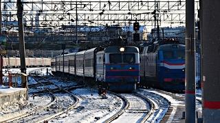 Активный автоинформатор  ЧС2к-797 с поездом№ 379 Камышин-Москва