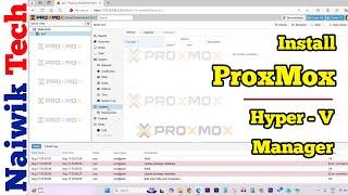 How to install Proxmox in Hyper-V Manager in Windows 11