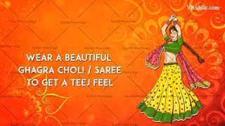 Teej Invitation Video  Haryali Teej  Kajari Teej  Ladies Tradition Ceremony