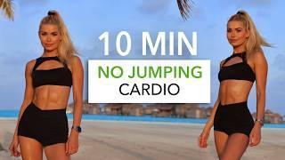 10 MIN NO JUMPING CARDIO - easy to follow suitable for all levels