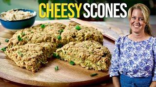 NEED SCONES? Make My Easy Cheesy Plant-Based Zucchini Scones