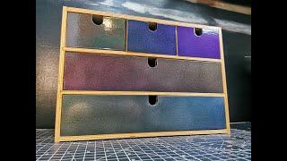 Colour Flip Drawers Cool Upcycled Idea using old IKEA drawers