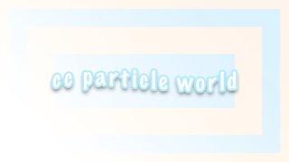 after effects  cc particle world