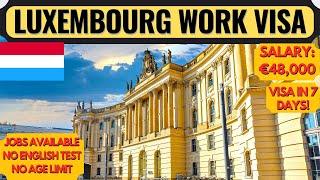 Luxembourg Country Work Visa  Luxembourg Jobs  Europe  Moving to Europe  Dream Canada