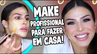 Maquiagem profissional PARA FAZER EM CASA  Fernanda Petrizi