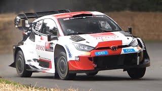 Toyota GR Yaris Rally1 WRC  Pure Sound - Evans & Latvala at Goodwood FOS