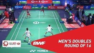 R16  MD  GIDEONSUKAMULJO INA 1 vs ENDOWATANABE JPN  BWF 2018