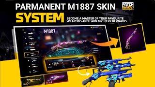 How To Get FREE M1887 Skin In Free Fire  Weapon Mastery System Free Fire