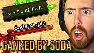 Asmongold Cant Believe He Got Stream Sniped By Sodapoppin Classic WoW