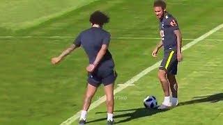 Funny Moments in Training #2 ● Marcelo Mbappe Neymar Ronaldo