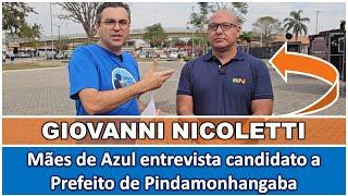 Mães de Azul entrevista candidato a prefeito Giovanni Nicoletti - Carta Compromisso