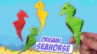 Origami Seahorse  How to make origami seahorse