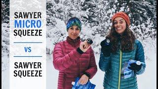 Sawyer Micro Squeeze vs. Sawyer Squeeze Review and Comparison