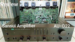 Sansui amplifier AU-D22 review vintage by JN Electric