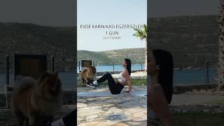 Evde Karın Kası Egzersizleri  1. Gün #sports #shorts #coreworkout