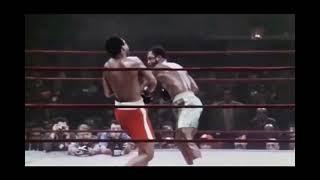 Frazier landed a left hook on Ali which sent him to the canvas with it being dubbed the most cinem