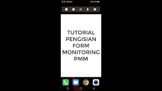Tutorial Monitoring Progres PMM