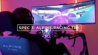 Spec 3 Alpine Racing TRX  Trak Racer Plug & Play Racing Simulator