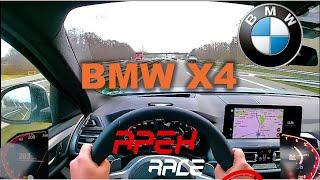 You dont need a powerful car in Germany Why? Watch this video German Autobahn - BMW X4 xDrive20i