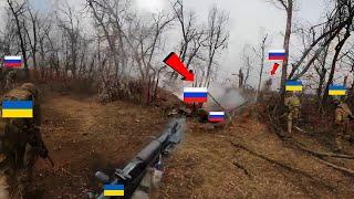 Ukrainian K2 Battalion brutally kills Russian soldiers in an ambush in the snowy forest of Avdiivka