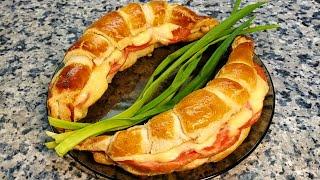 Горячие бутерброды из круассана  Hot croissant sandwiches