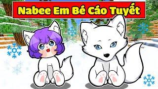 NABEE EM BÉ CÁO TUYẾT DỄ THƯƠNG ĐƯỢC HACHI NHẬN NUÔI TRONG MINECRAFT*NABEE CÁO TUYẾT ️