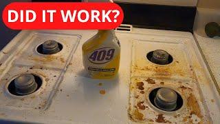 409 Multisurface Cleaner - Will it clean this stove? Demo